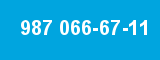 987 066-67-11